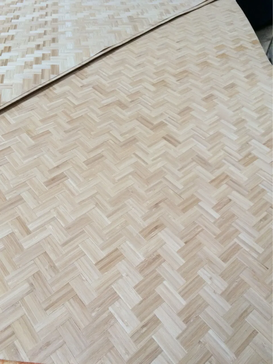 Natural Mao Bamboo Woven Matting Sheet for Ceiling / Wall Decorations