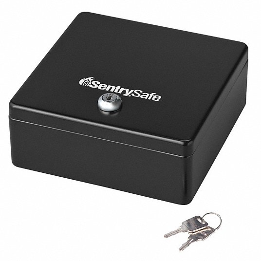 Holdfiturn Heavy Duty Electronic Cash Drawer with 4 Bills & 5 Removable Coins Trays Black 1-Year Warranty 33.5X38X8cm