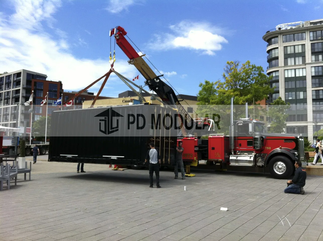 Prefab Modular Movable Shipping Container Ice Cream or Coffee Shop
