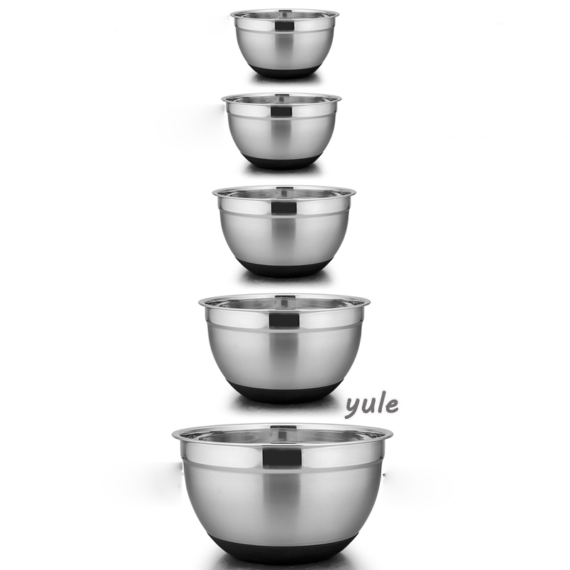 Chinese Supplier Height Quality Salad Baking Bowl Stainless Steel Mixing Bowl