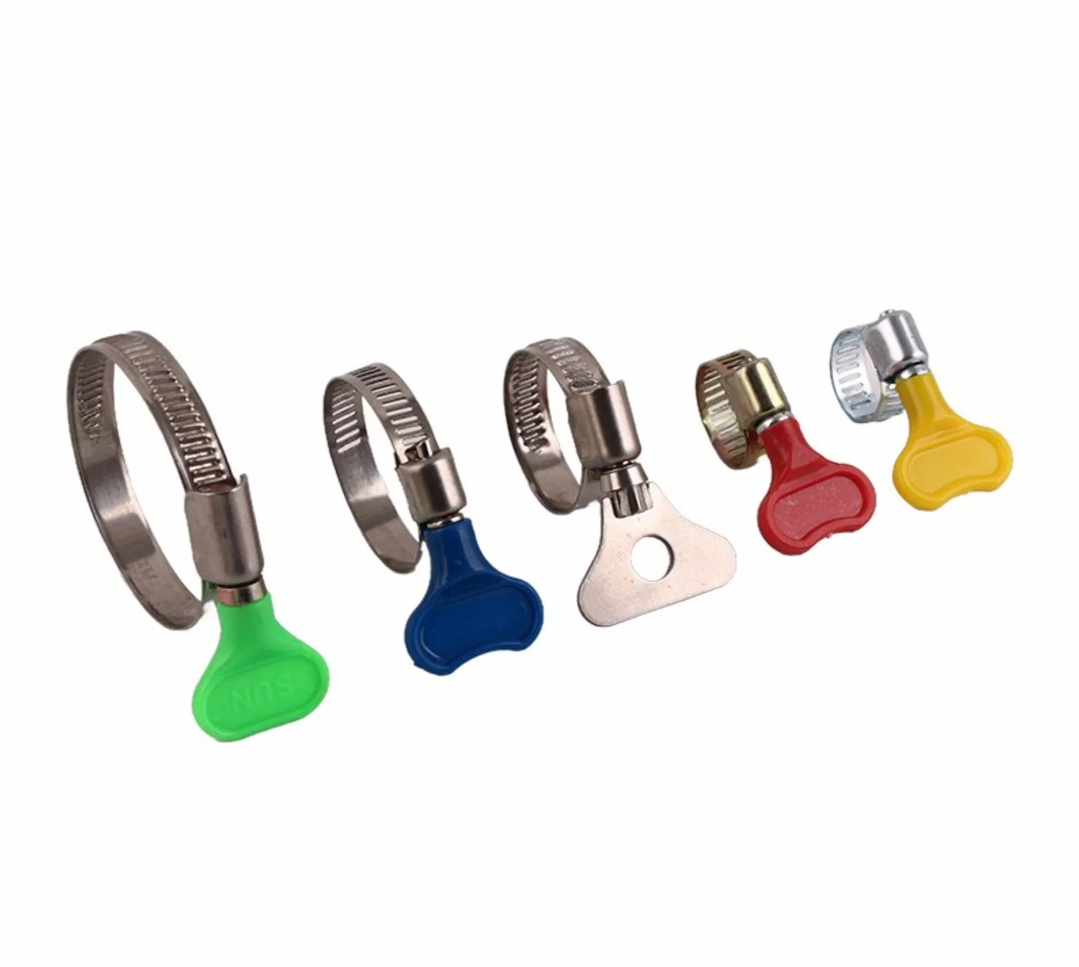 DIN3017 Standards Stainless Steel 8mm American Key Hose Clamp with Handle