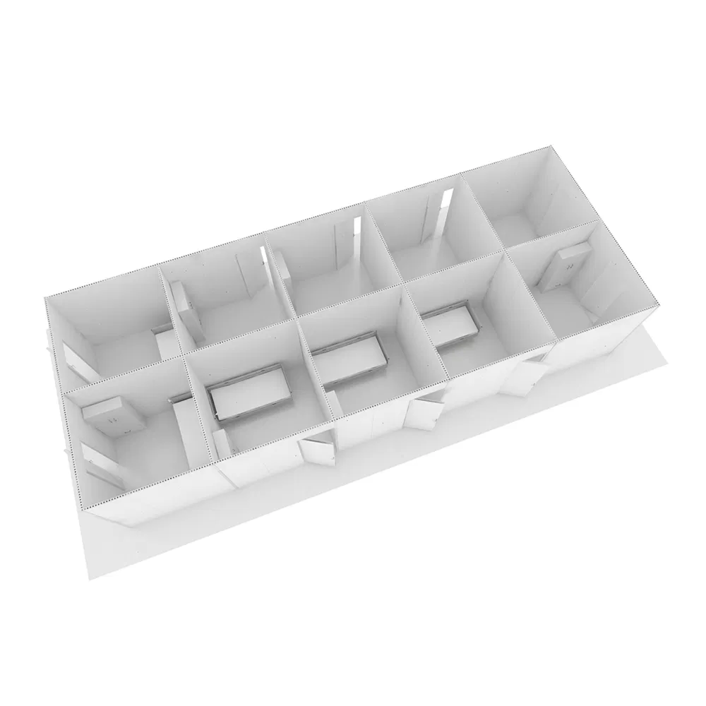 Portable Medical Isolation Booth for Patient Protection and Safety