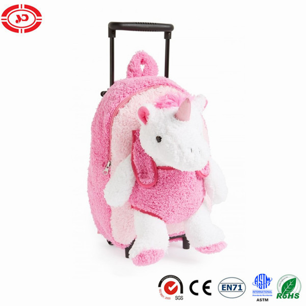 Baby Travel Trolley Bag Plush Penguin Toy
