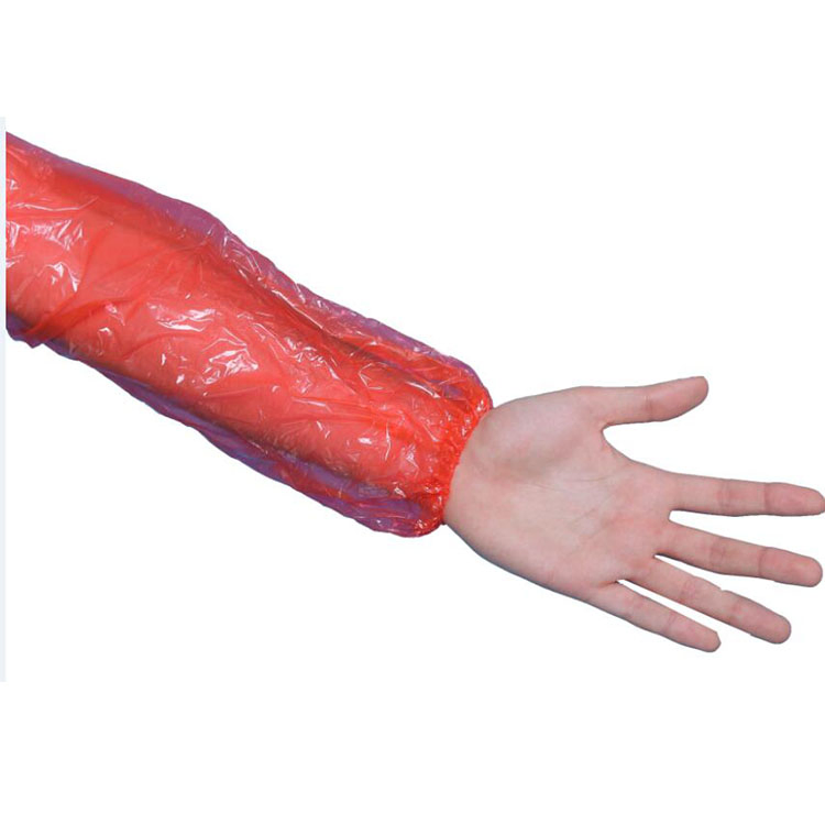 Various Color Disposable Arm Sleeve Cover Protective PE Sleeve for Wholesale
