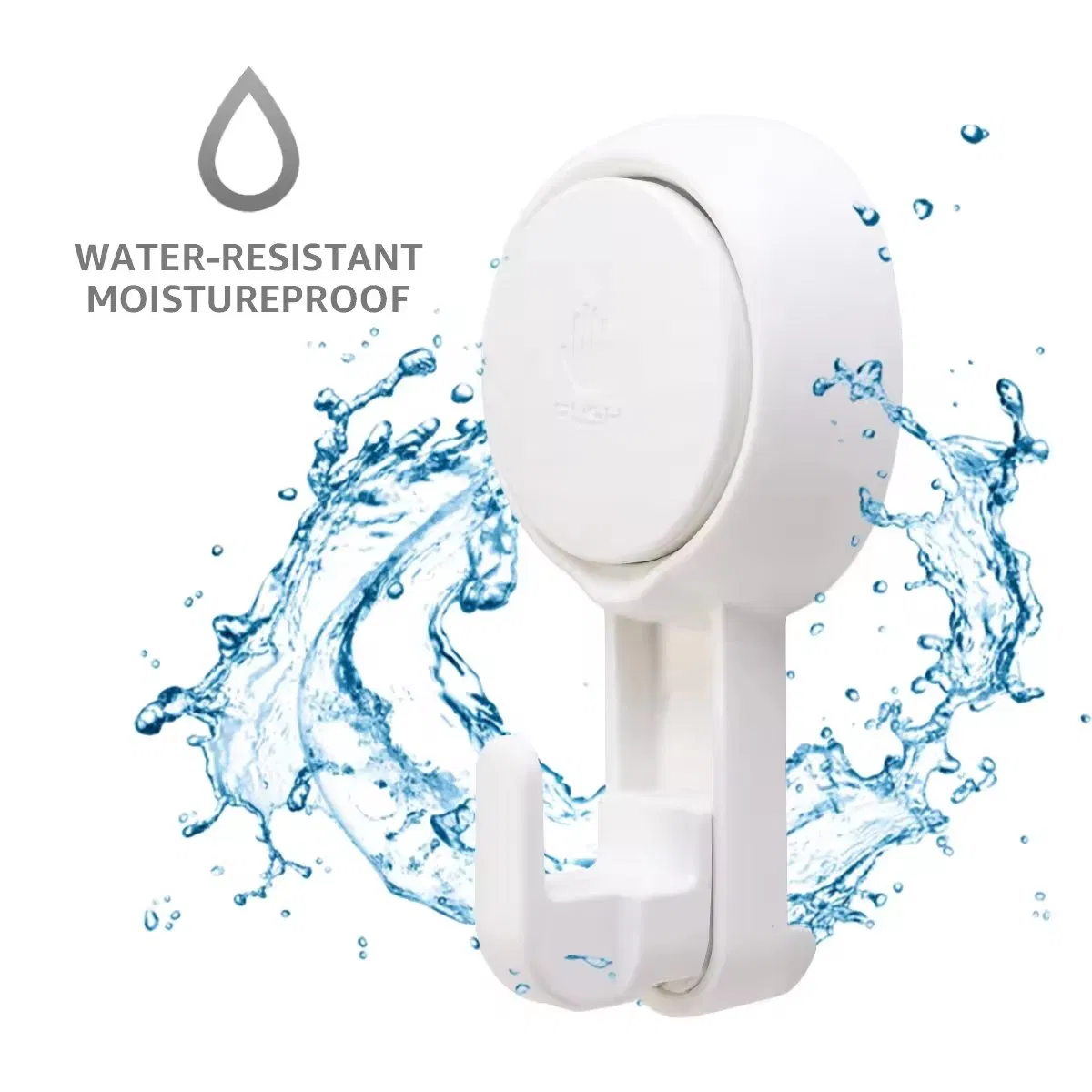 Super Vacuum Suction Plastic Hooks Strong Suction Cup for Shower Bathroom Hook&Rails Wall Hook