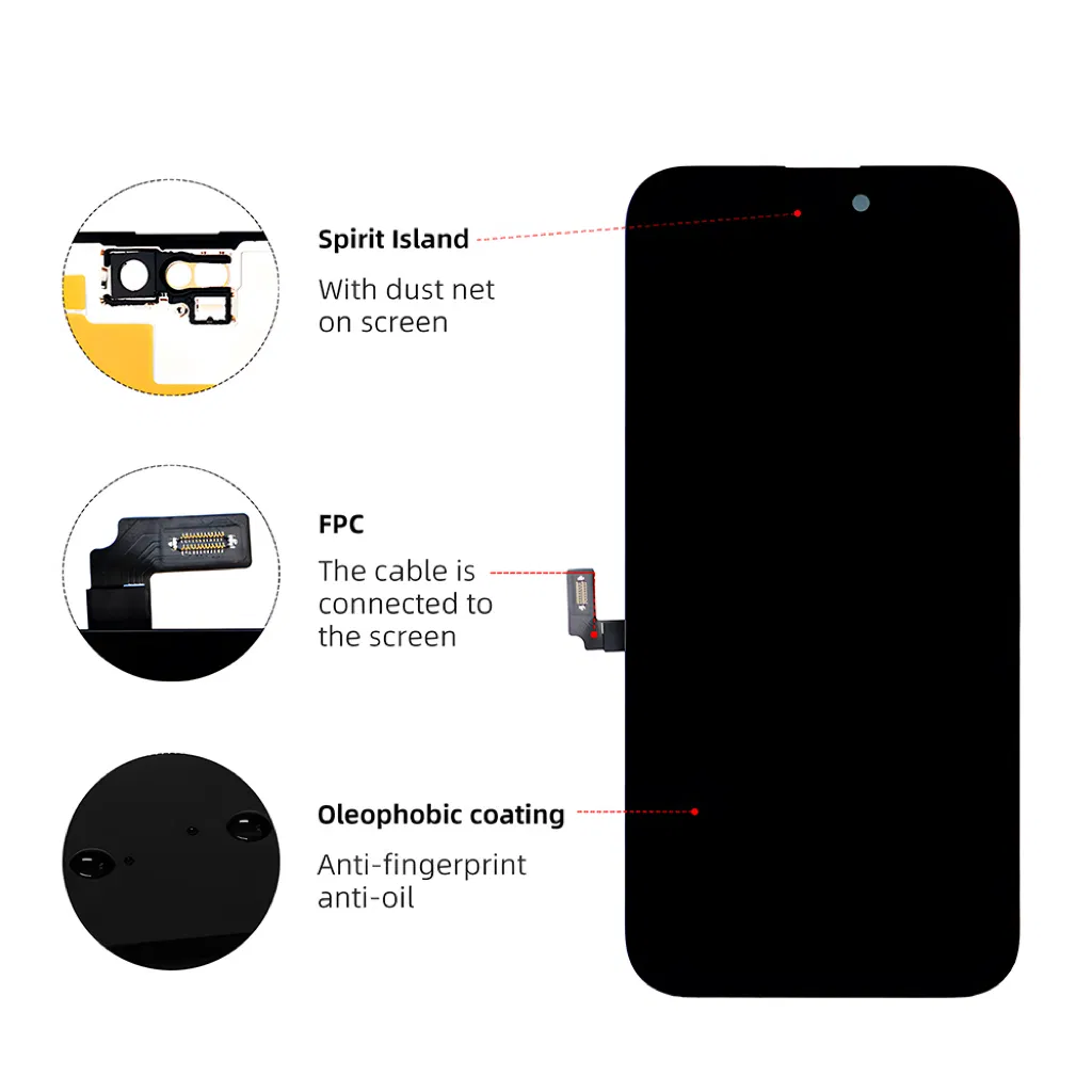 OLED-дисплей для iPhone 16 Plus, премиум качество
