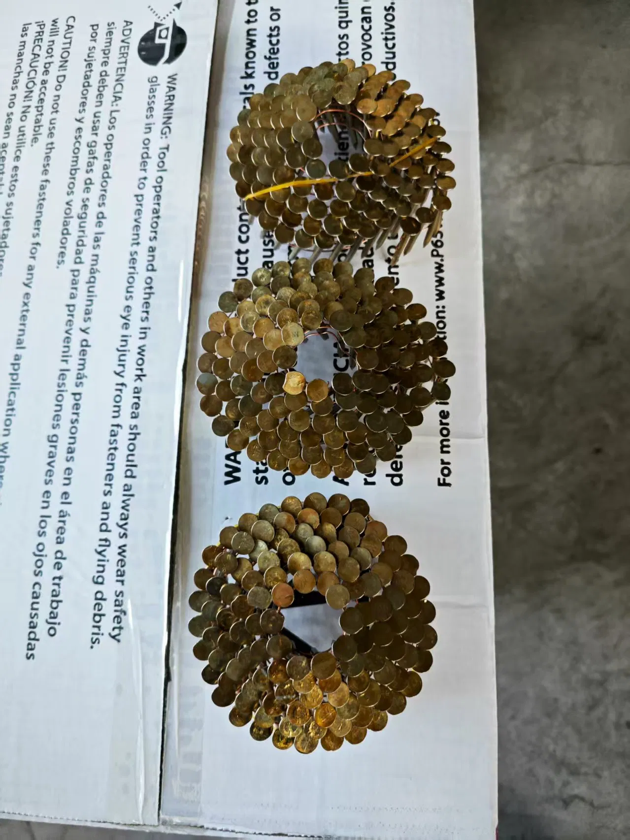 Ring Smooth Shank Galvanized Clout / Roofing Coil Nails