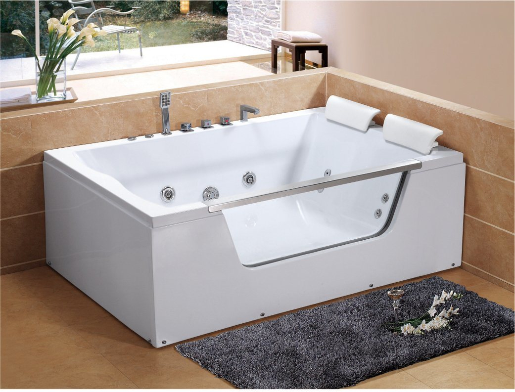 Гидромассажная ванна Bubble Bath с джакузи и подсветкой