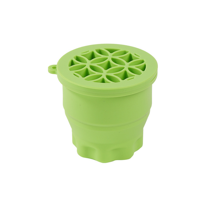 Silicone Makeup Tool Storage & Cleaning Brush Cup