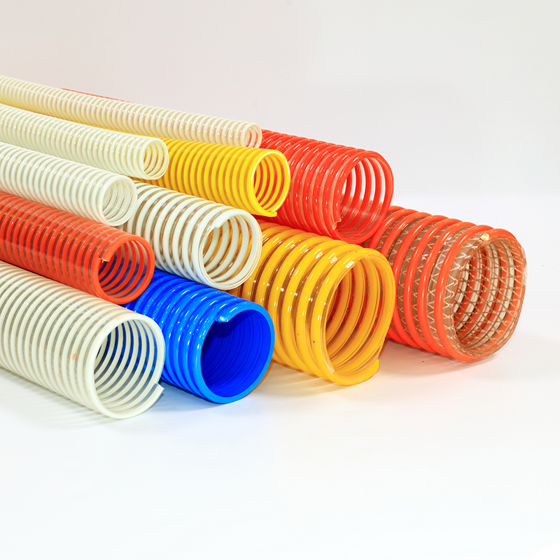 Wholesale Rigid PVC Reinforced Suction Water Delivery Device Pumping Plastic Hose