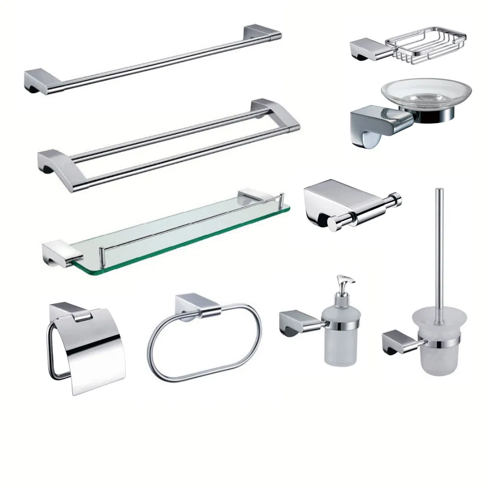 Настенное кольцо для полотенца хром, цинковый сплав