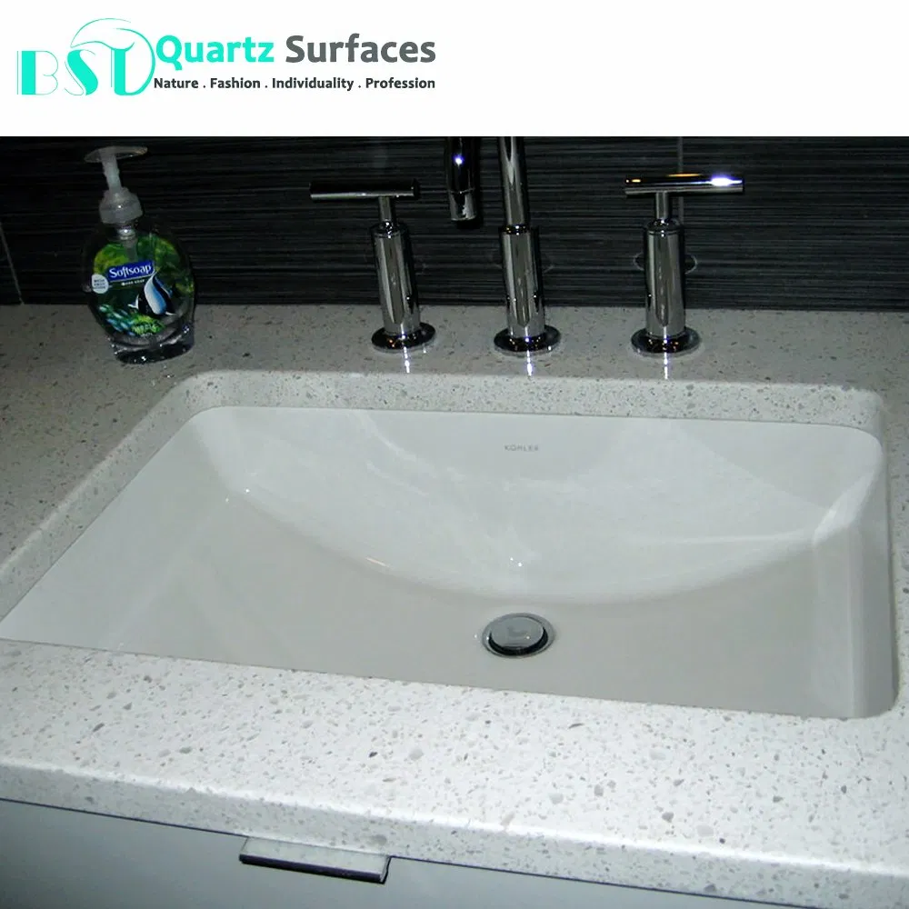 Artificial White Solid Surface Quartz Stone