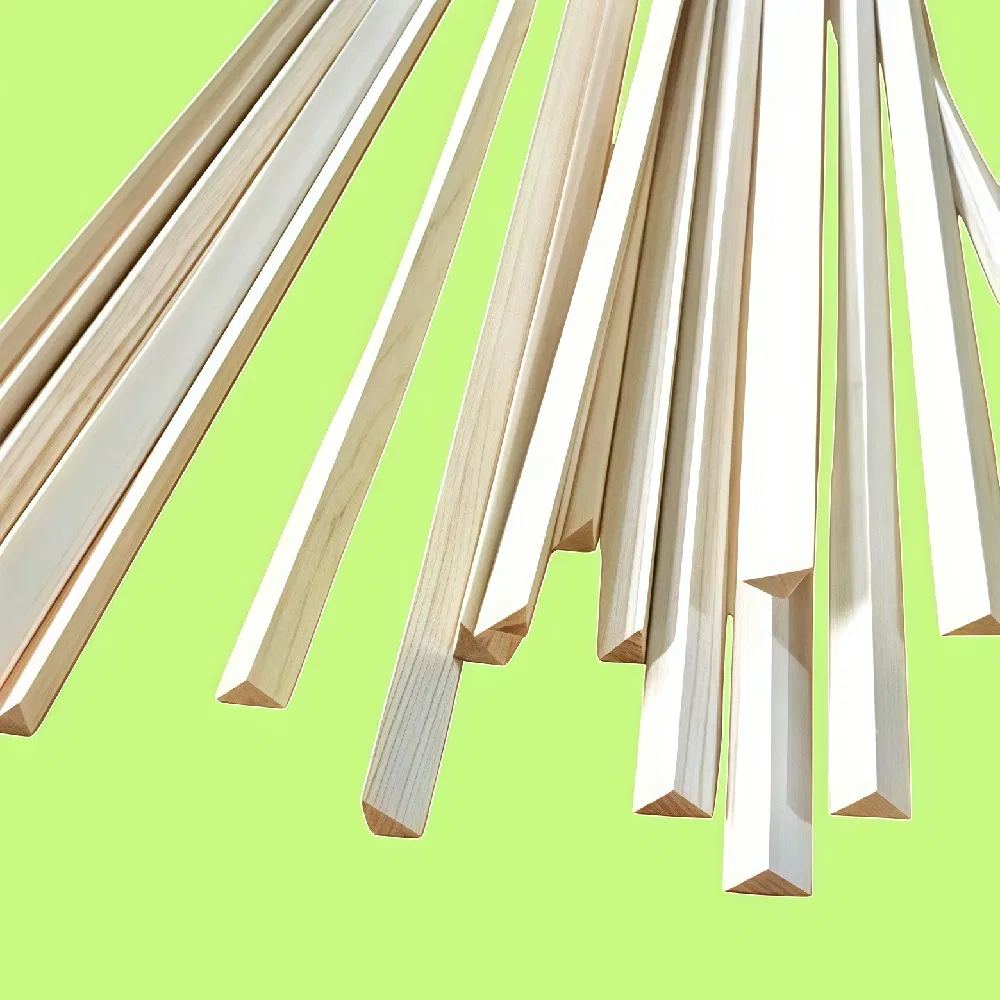 Bulk Solid Wood Chamfer Strips for Construction
