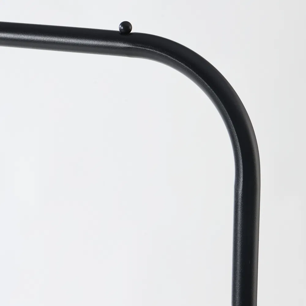 Lightweight Double Rod Folding Rack Collapsible Clothes Rack Adjustable Laundry Rack
