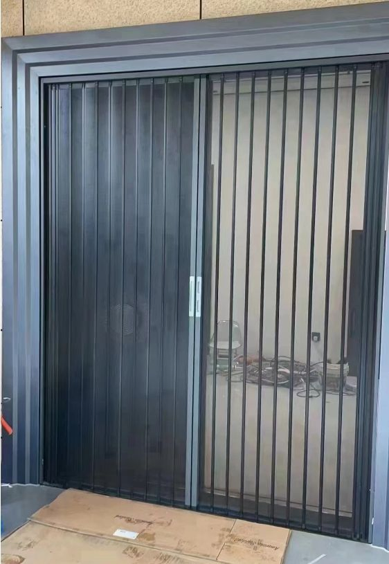 Sales Stainless Steel Aluminum Alloy Door Accordion Style Sliding Window Door Folding Diamond Mesh Mosquito Rodent Proofdoor