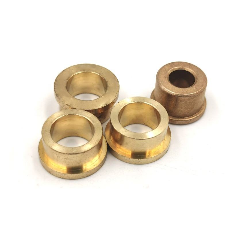 Custom Thin Wall Brass Small Bush Bronze Flange Guide Bushing