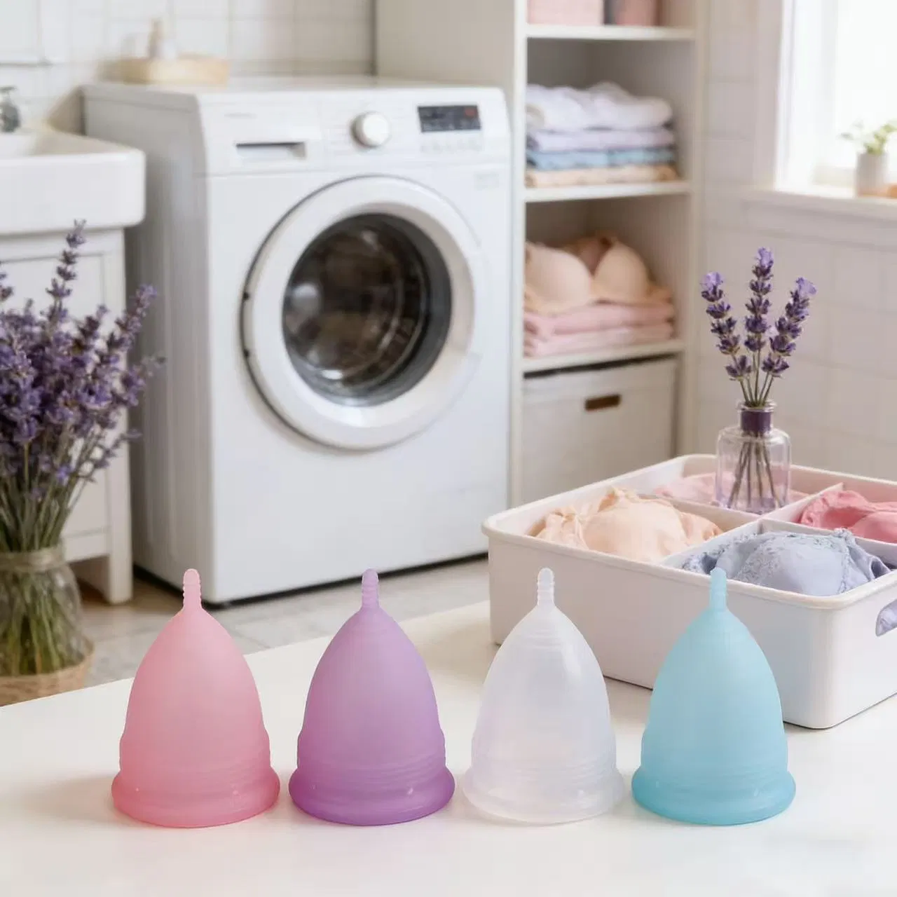 Menstrual Cup Custom with 100 Percent Medical Silicone Reusable