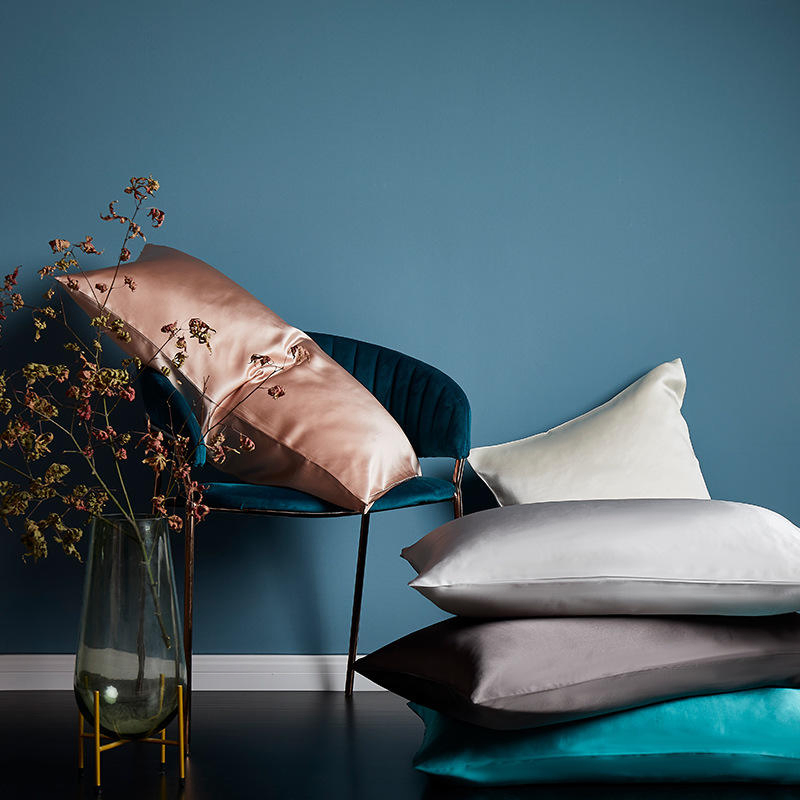 Home Decoration Textile Pillowcase Bedlinen Bedsheets 100% Pure Silk Duvet Sets Bedding Set
