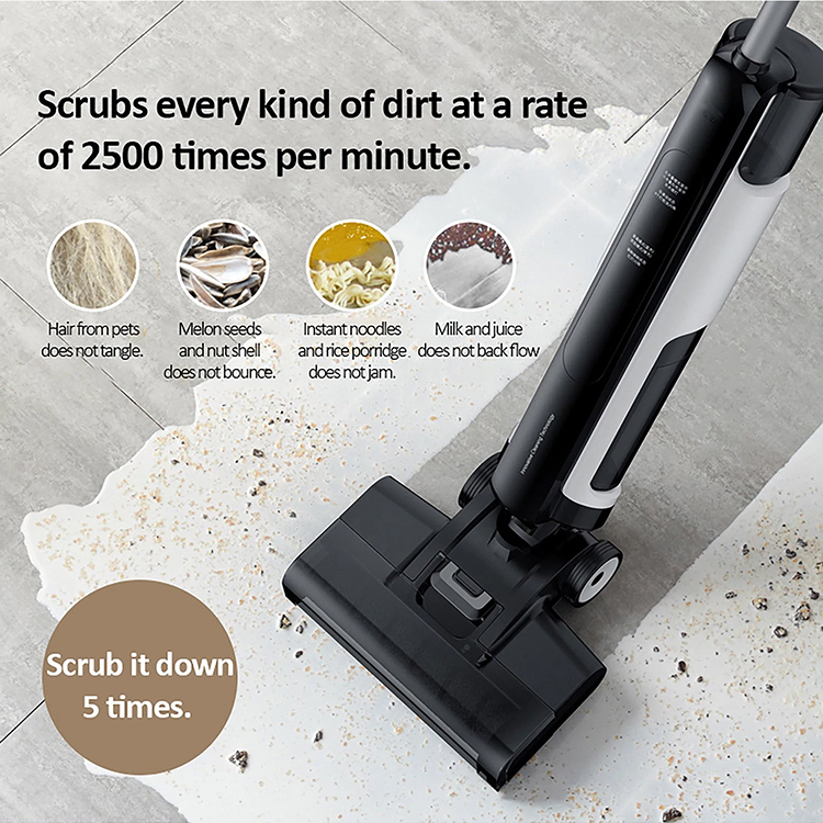 Hard Floor Cleaner Liyyou Ly808 Smart Cordless Wet/Dry Vacuum Cleaner and Hard Floor Washer