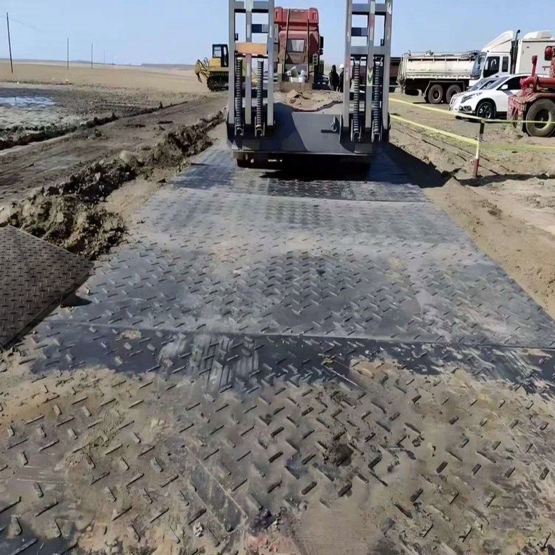 Low Friction Coefficient Superior High Impact Strength Temporary Ground Mats