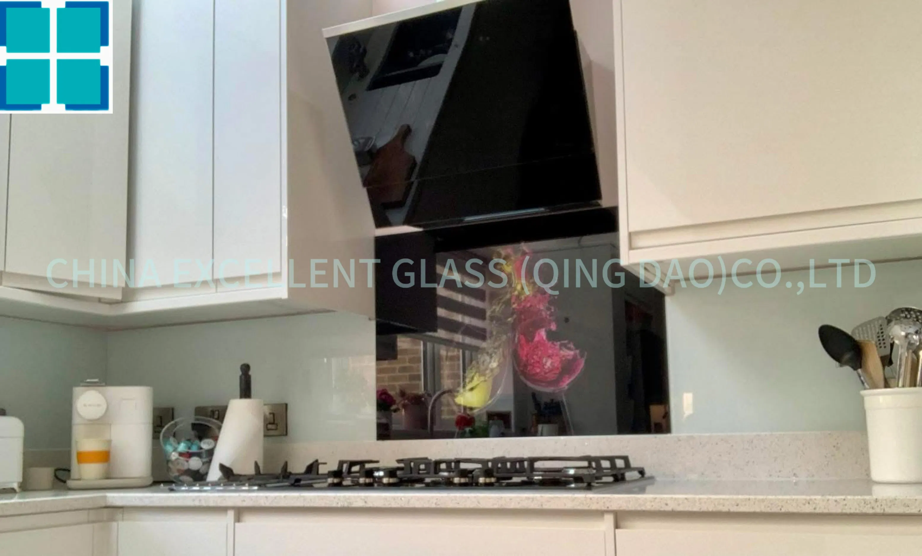 Red Green Yellow Blue White Black 3mm, 3.2mm, 4mm, 5mm, 6mm Decorative Kitchen/ Door/Window Painted Glass
