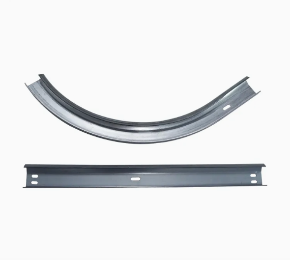 Factory Wholesale OEM Wholesale High Quality Galvanized Steel Garage Door Rails Horizontal Vertical Curve Sectional 2" Garage Door Track