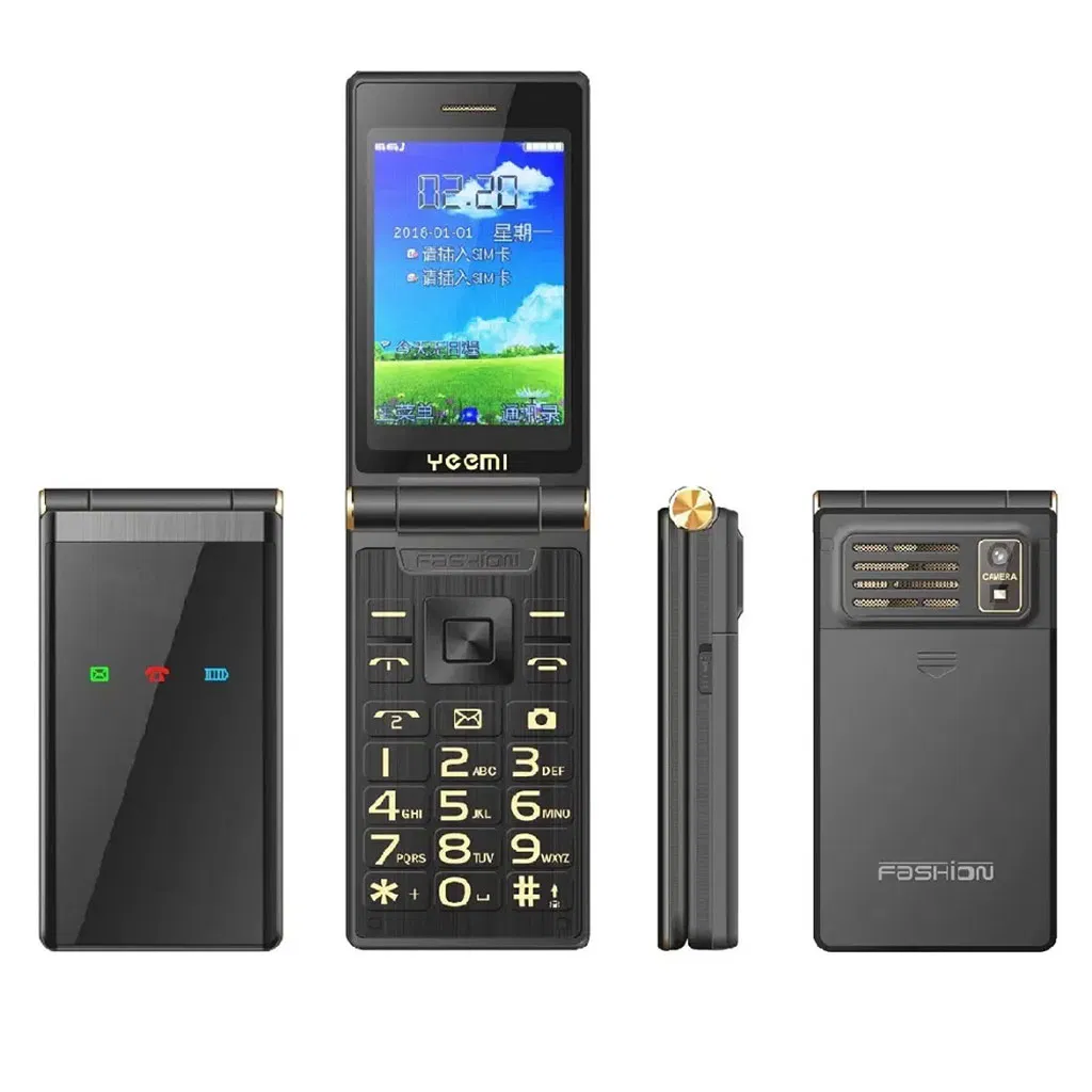 Раскладушка для пожилых с большими кнопками, 4G, GPS