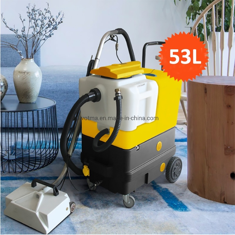 Cordless Portable Carpet/Rug/Sofa/Curtain/Cushion Steam Vapor Vacuum Washing Cleaning Machinery for Home/Hotel/Office/Cinema with Big Water Tank