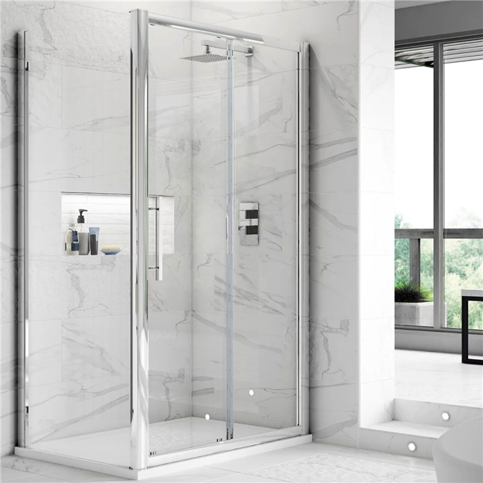Stainless Steel Framed Shower Enclosure Glass Door Shower Enclosure