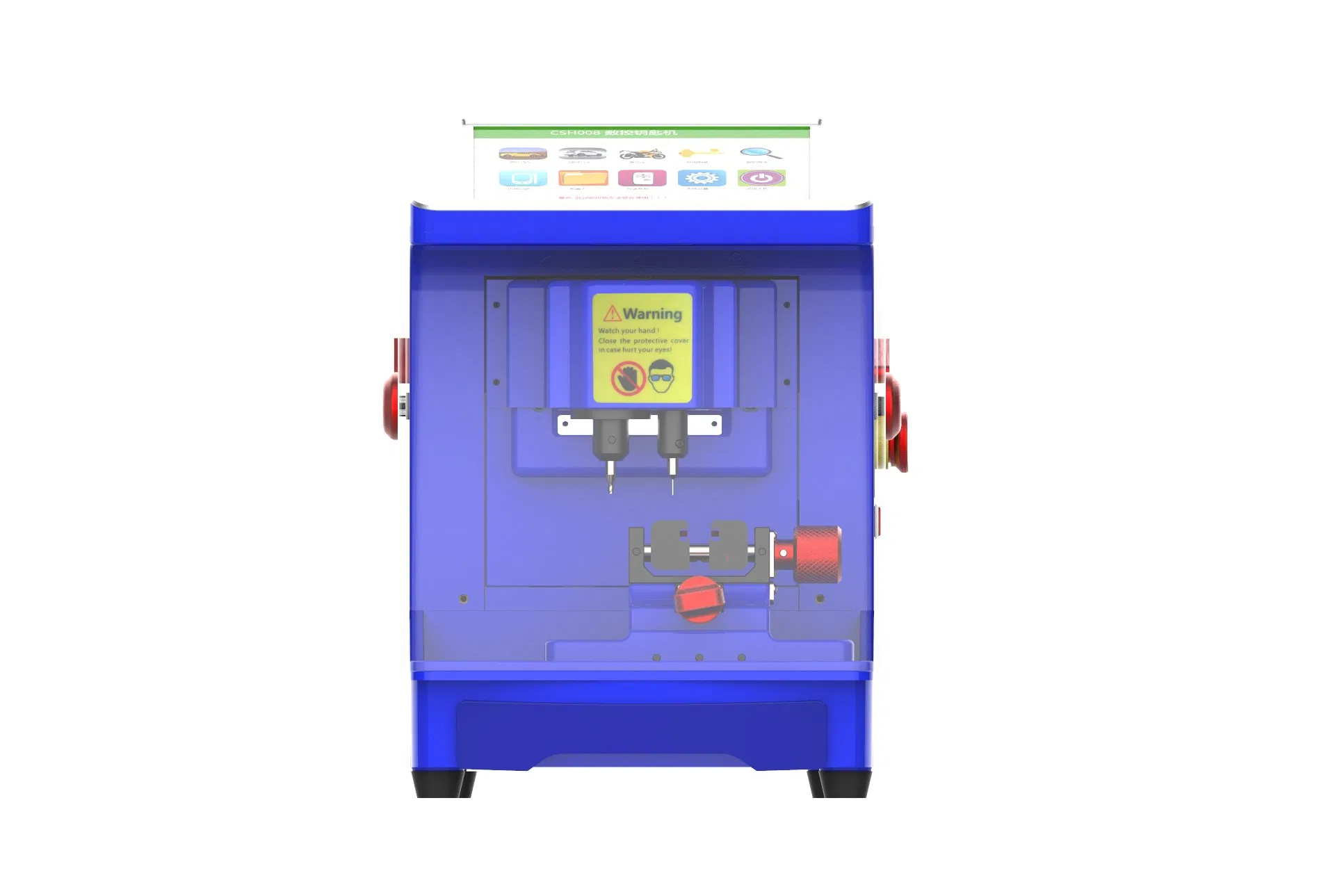 High Speed Cutting Csh008 Automatic Electronic Key Code Cutting Machine