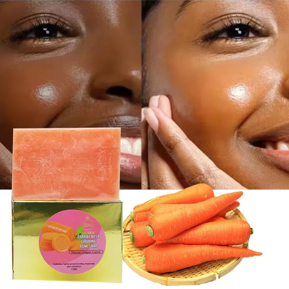 Wholesale Whitening Anti Acne Cleansing Refresh Skin Natural Ingredient Carotene Soap