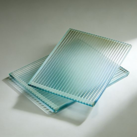 Fluted Glass for Home Renovation Sliding Door, No Drilling Required