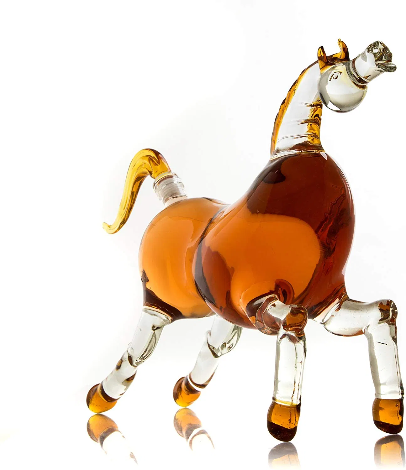 Manufacturer Sells Animal Horse Shape High Borosilicate Glass Wine Decanter