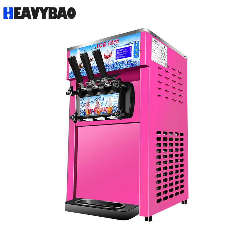 Heavybao Brazil Colombia Argentina South America Commercial Soft Icecream Maker Machine