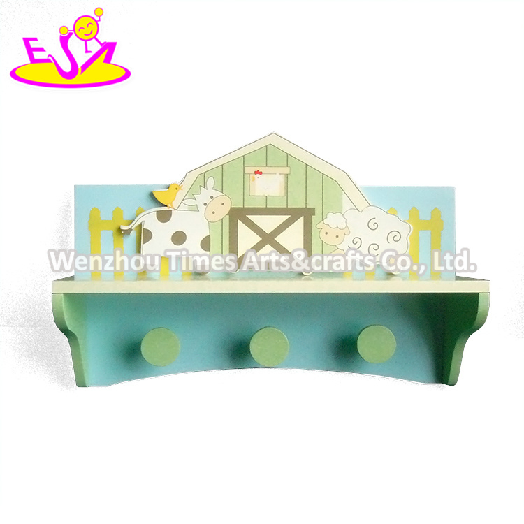 High Quality Children Cartoon Wooden Wall Hanger Hooks for Bathroom, Kitchen, Bedroom W09b086