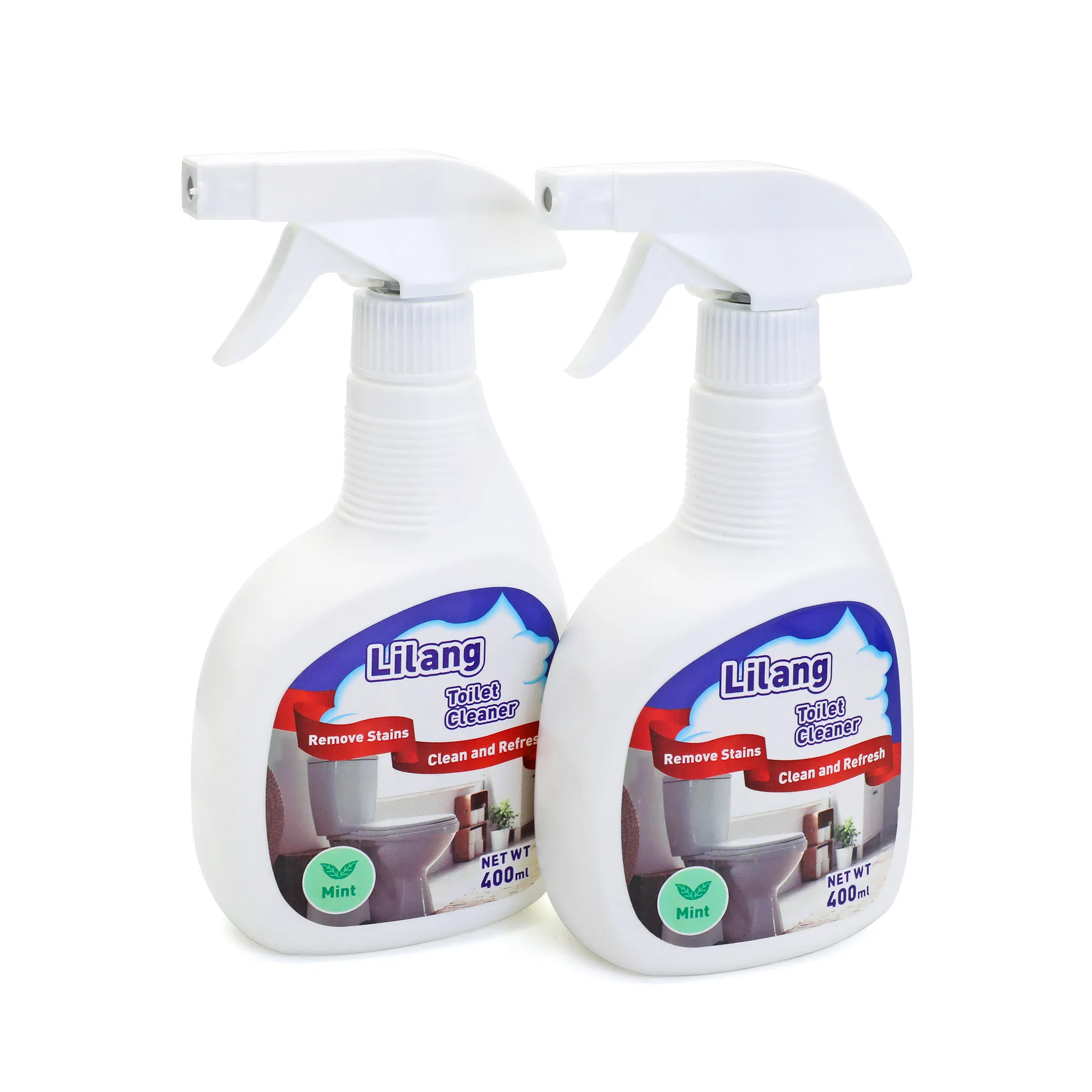 400ml Glass Cleaner Clean Your Home Shine; Toilet Cleaner