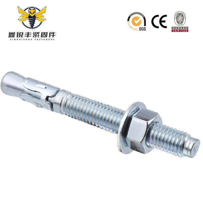 Customized Wedge Anchor Galvanizing Finish Carbon Steel Expansion Bolt Anchor for Concrete