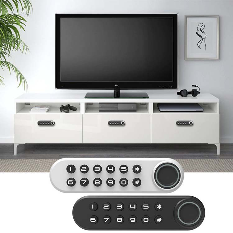 Fingerprint Drawer Luxury Personal Home Storage Cabinet Code Factory Furniture Lock