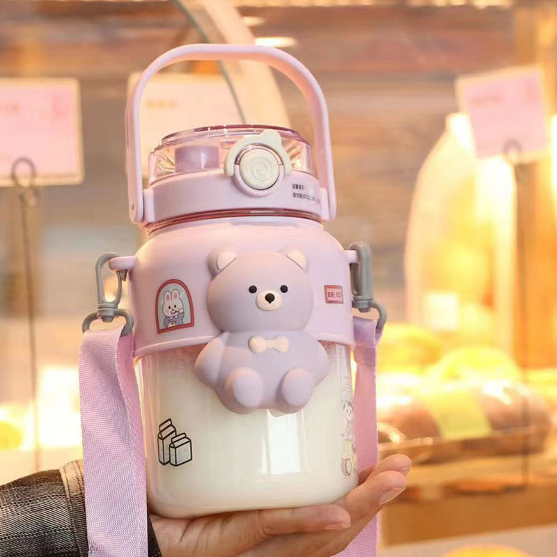 Детская пластиковая бутылка для воды, 1 л