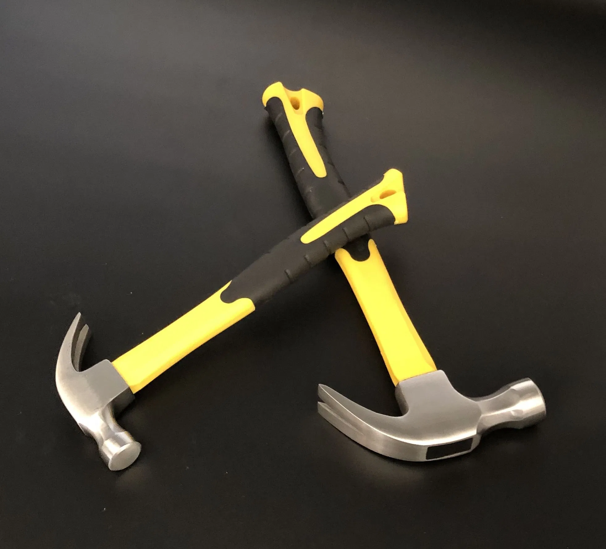 English Conical Claw Hammer for Two-Tone Mirror Casting with All Plastic Covered Handle