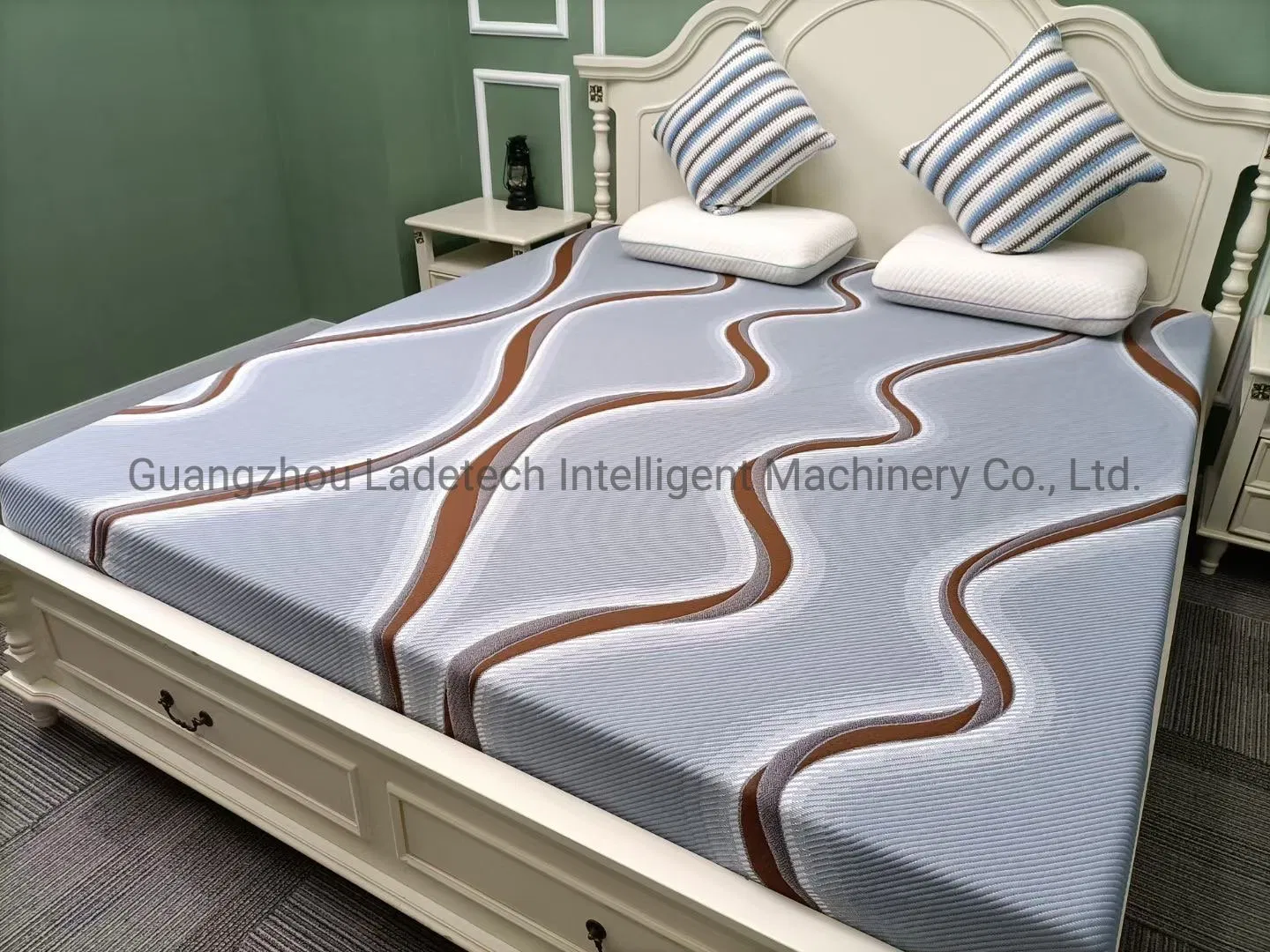 LDT-ZJB 180-450GSM Mattress Bamboo Jacquard Knitted Fabric Mattress Fabric Whole Sale