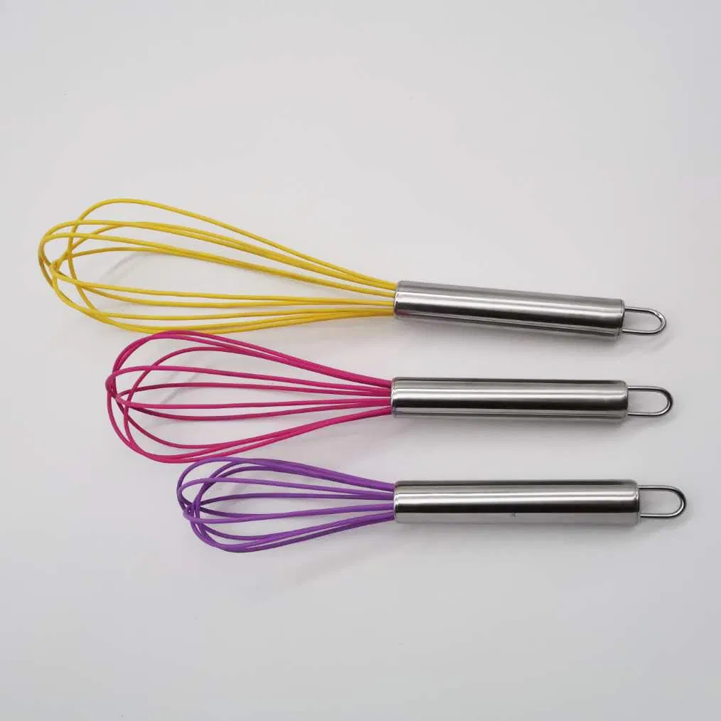 24 Inch Baking Kitchen Tools Handle Beater Stainless Steel Egg Whisk