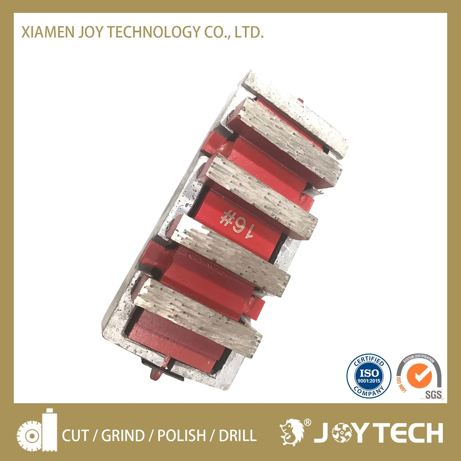 Edco Floor Grinder Diamond Grinding Block Concrete Grinding Wheel Abrasive Diamond Tool (JOY-ED-2)