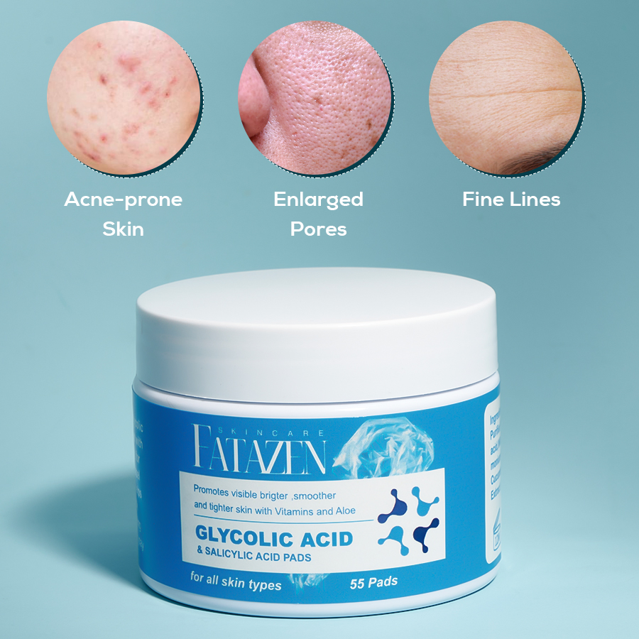 Salicylic Acid Pads Facial Exfoliating Anti Blackhead Acne Smoothing Skin Face Mask