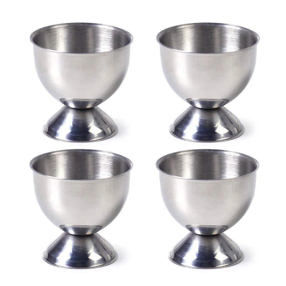 Simple Design Stainless Steel Egg Cup for Kitchen and Dining