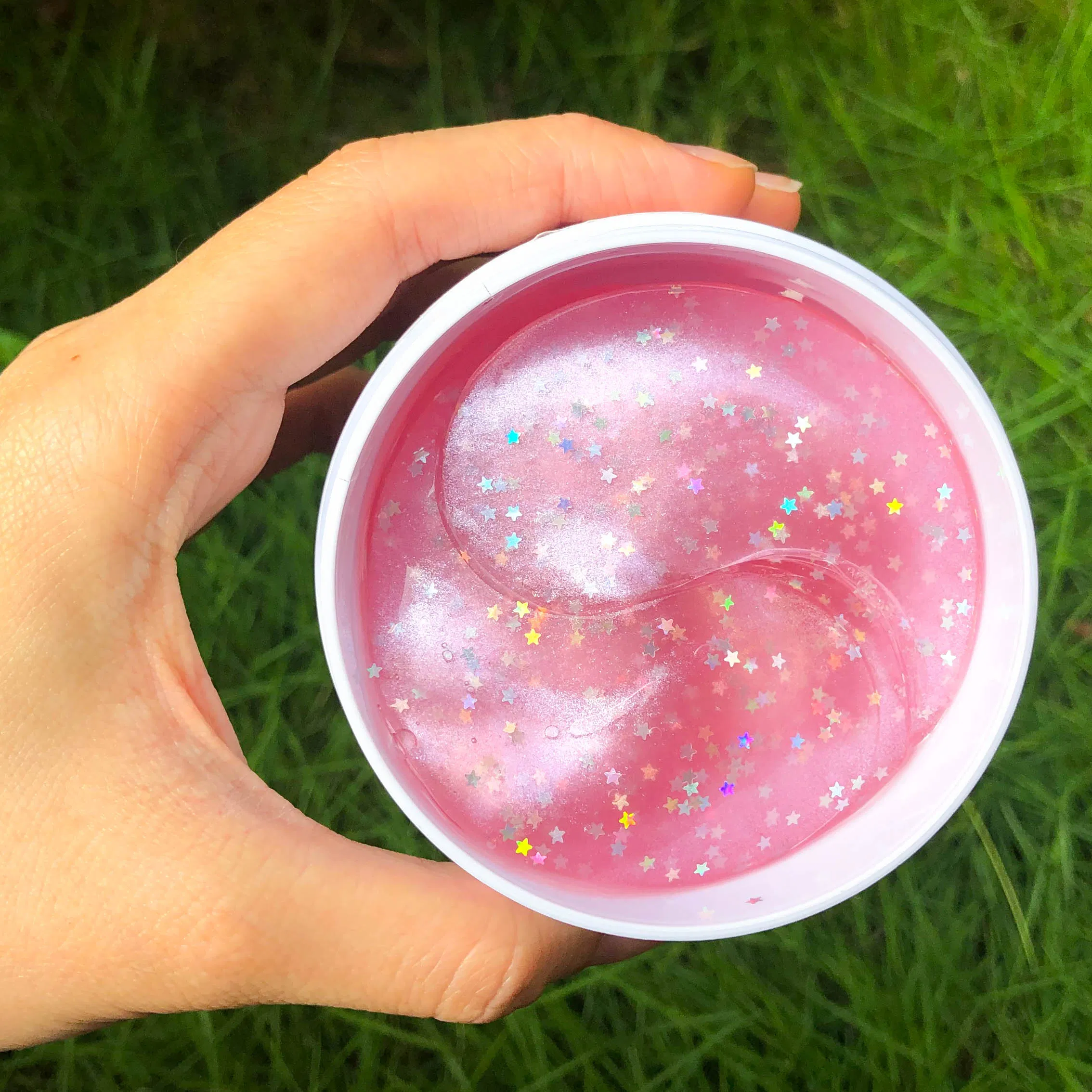 Collagen Nourishing Anti Aging Treatment Rose Pink Under Eye Mask for Dark Circles