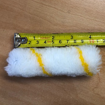 Набор малярных валиков 100 мм, 10 шт, прозрачная упаковка