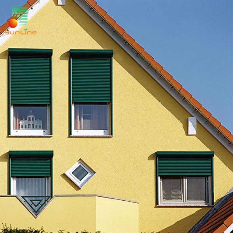 Residencial Use Hurricane Windproof Roller Shutter Window