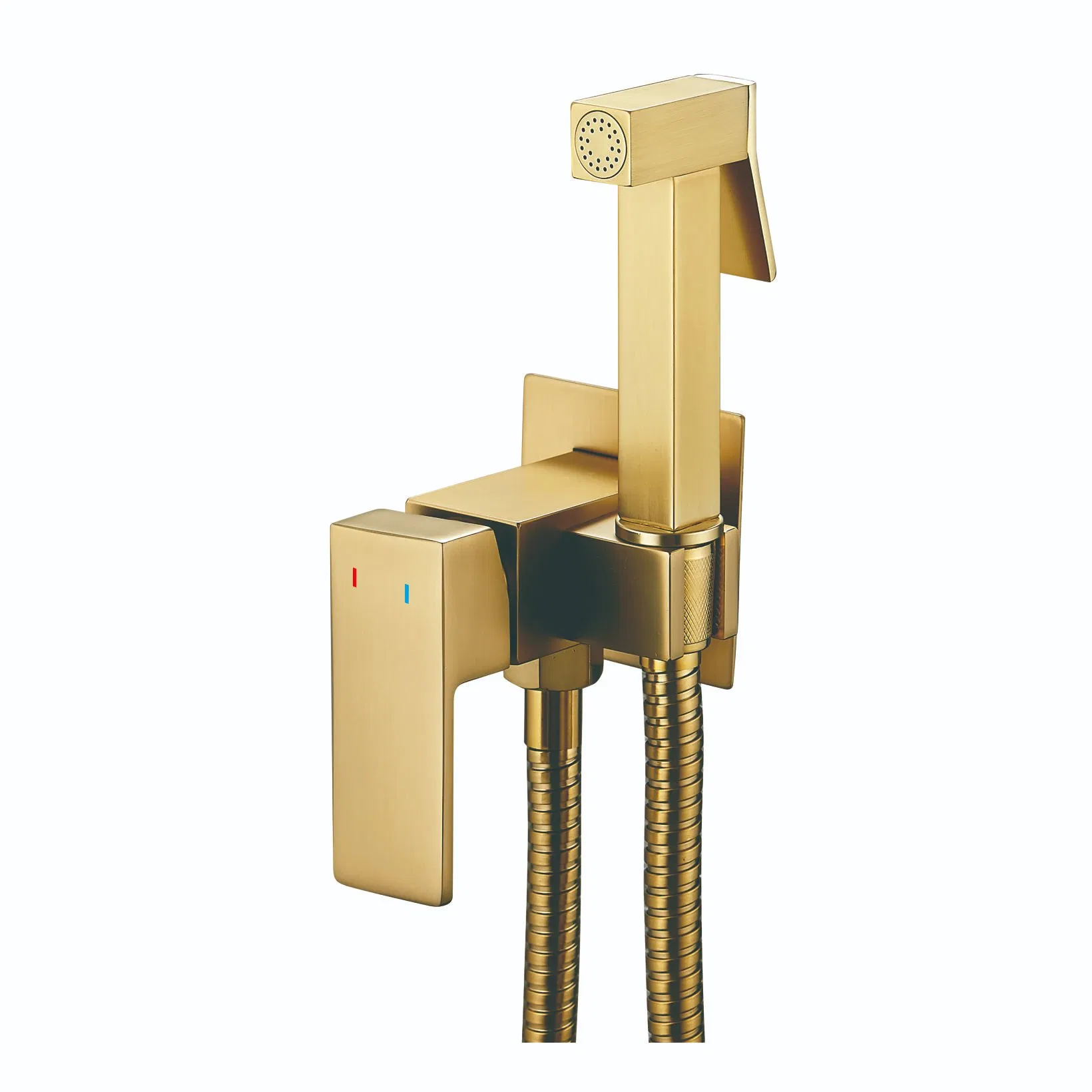 Brass Mixer Bathroom Sanitary Square Design Bidet Faucet3306306ab