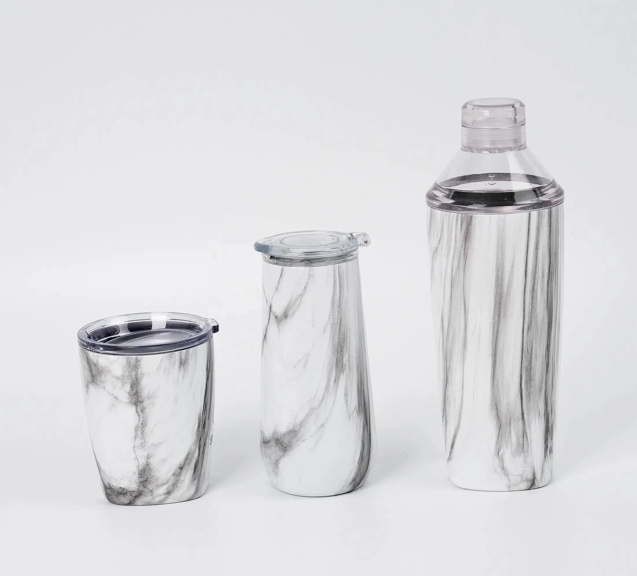 Шейкер-стакан 600 мл с двойными стенками и крышкой Tritan